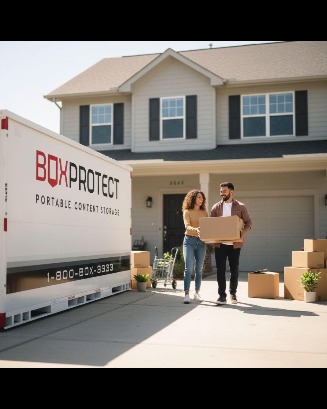 BoxProtect professional worker securing container